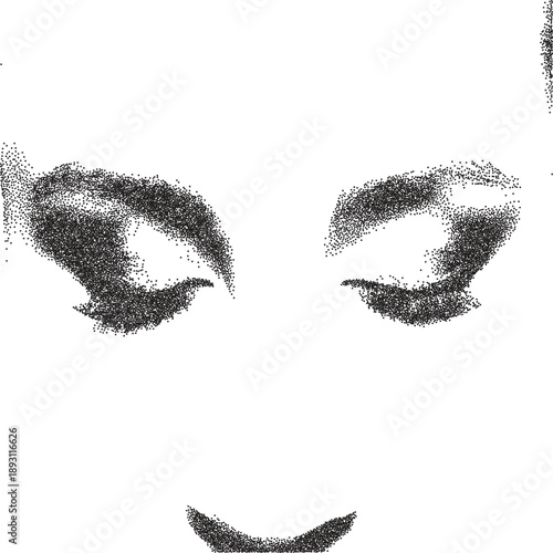 Eye y2k retro stipple art iris brutalist halftone vector png transparent, vision 2000s photocopy effect tattoo aesthetic