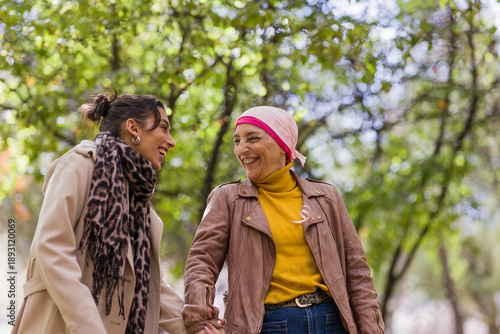 Mother and daughter enjoying life after cancer