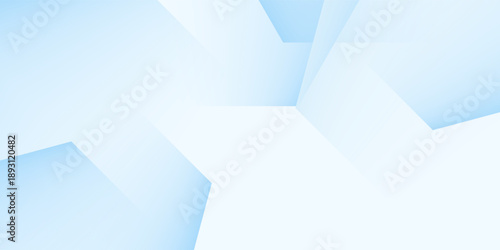 Background abstract blue sky with transparent shapes square. Light gradient vector banner. Pastel blue blur backdrop. Soft blurred light bg. Blurred color simple wallpaper
