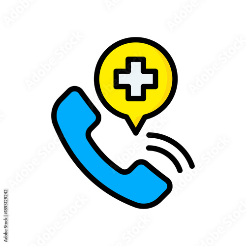 Call lineal color icon