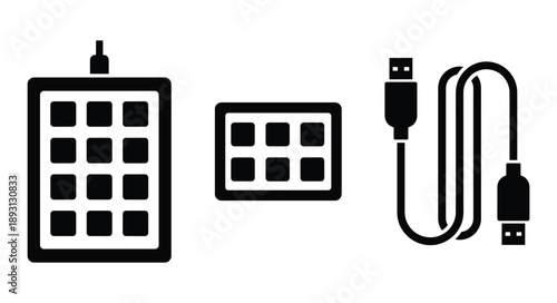 Soundboard sampler midi controller vector illustration for music creation and sound engineering