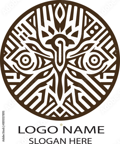 pachamama ancestral tribal inca clipart logo icon vector white background