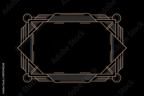 Vector frame for text Modern Art graphics for hipsters.