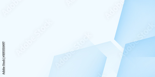 Background abstract blue sky with transparent shapes square. Light gradient vector banner. Pastel blue blur backdrop. Soft blurred light bg. Blurred color simple wallpaper