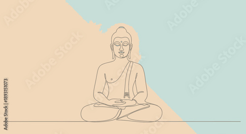 Buddha Sitting in Meditation Pose 1.