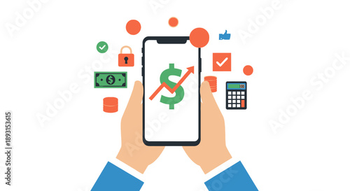 Financial growth and success through mobile technology and smart investments