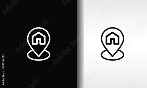 Address Vector, Icon Or Logo Sign Isolated Symbol Illustration