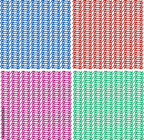 random unique geometry pattern design