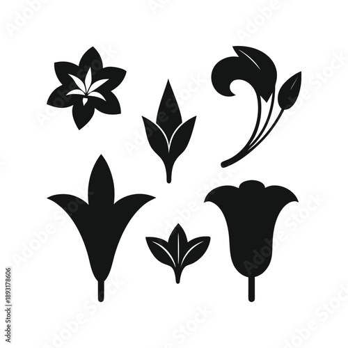 Easter floral silhouette designs for spring decor and easter egg hunt