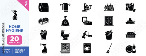 Home Hygiene Cleaning Tools.