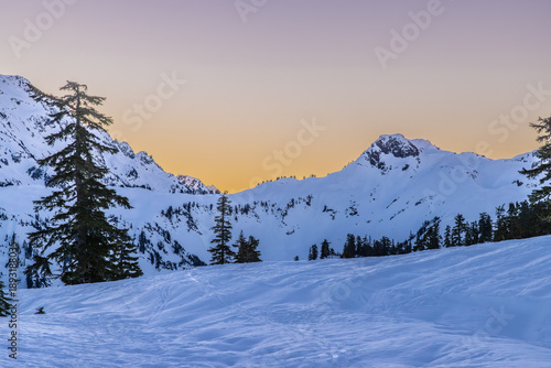 winter mountain landscape