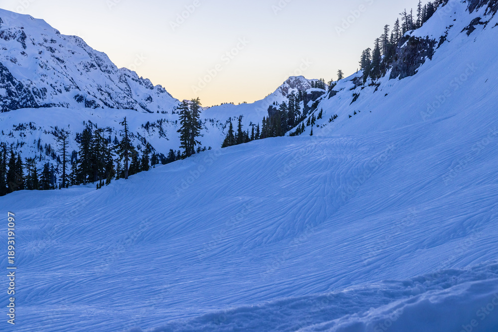 Obraz premium winter mountain landscape