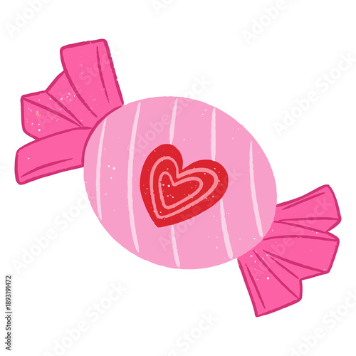 Valentine Pink Candy Icon