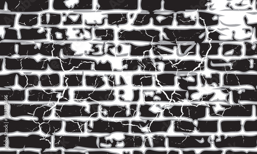 Heavy Grunge Distressed Brick Wall Texture and Overlay