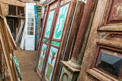Tableau sur toile Africa, Egypt, Cairo, Sebteyya District