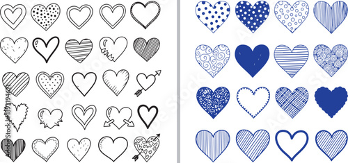 Hand-drawn botanical vector collection featuring diverse leaf types, branches, and organic foliage. Rendered in clean black ink and fresh green line art styles for a natural, minimalist look.