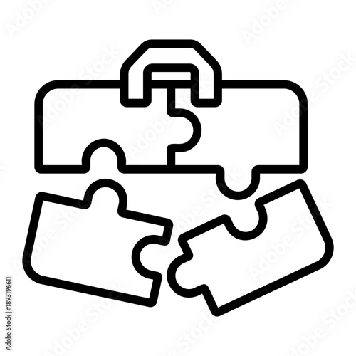 workaholic Line Icon