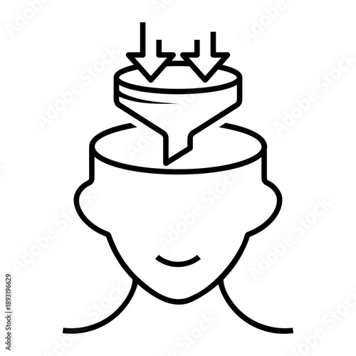 workaholic Line Icon