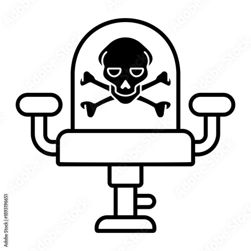 workaholic Line Icon