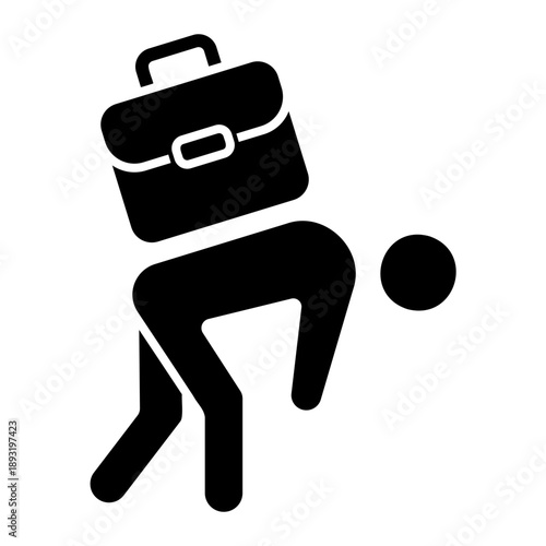 workaholic Solid icon