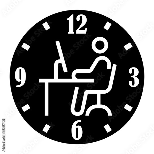 workaholic Solid icon