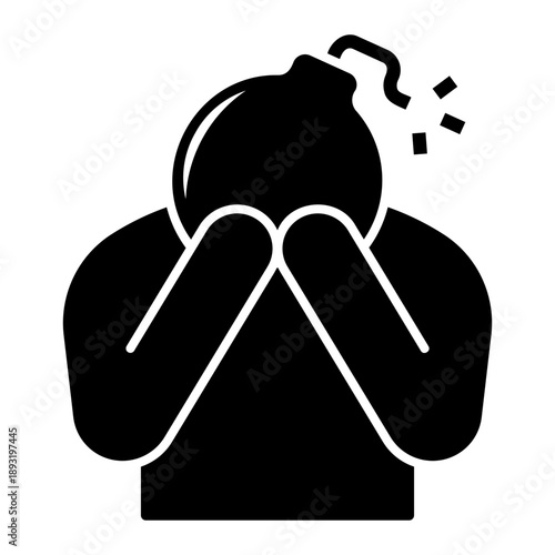 workaholic Solid icon