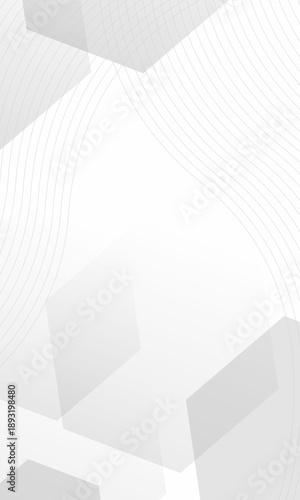 white gray background wallpaper vector icon abstract wave geometric minimalist design	
