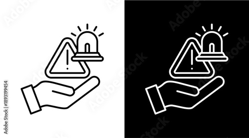 Incident  White Icon Set Design