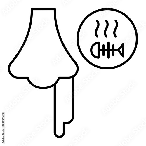 Vasomotor Rhinitis Triggered by Strong Odors
Illustration 