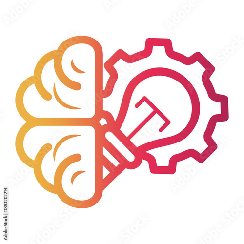 idea Line Gradient Icon