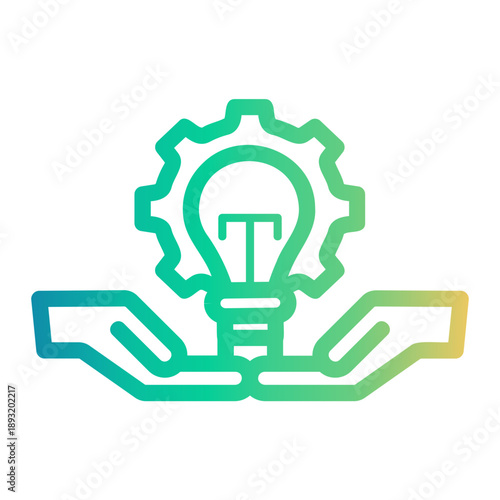 idea Line Gradient Icon