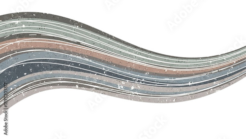 Abstract flowing waves of muted colors with subtle glitter, creating a serene and elegant background effect