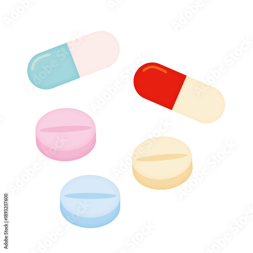 薬のイラスト/Medicine illustration