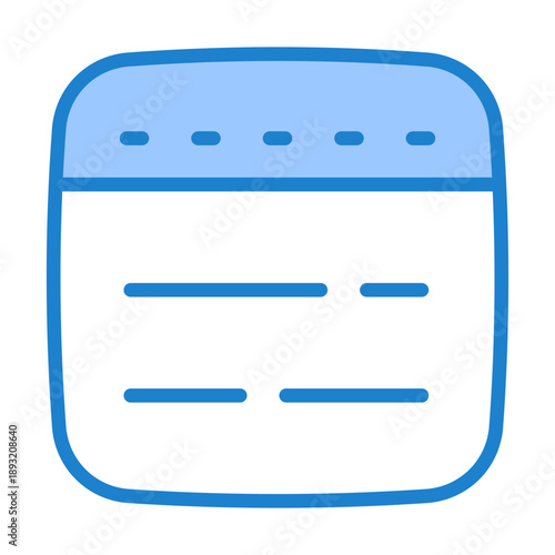 Customer Notes Icon - Blue Style