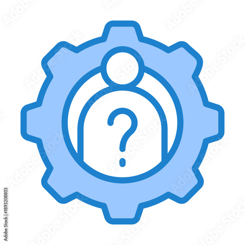 User Roles Icon - Blue Style