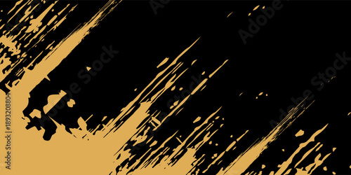 Abstract White and Gold Brush Texture Background with Halftone Effect. vector, design, modern art simple