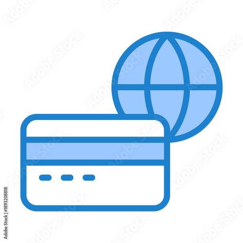 Payment Gateway Icon - Blue Style