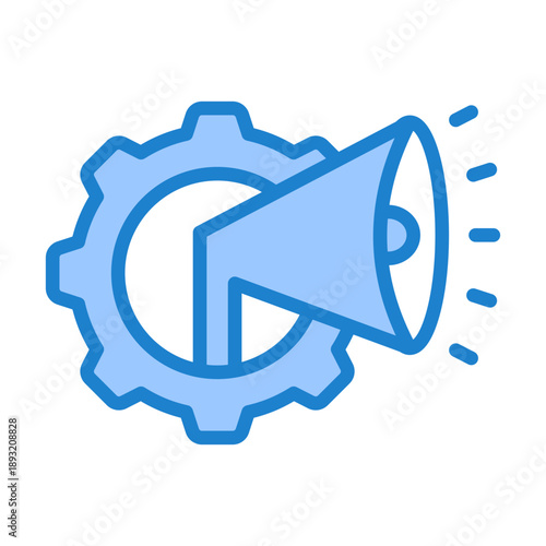 Marketing Tools Icon - Blue Style
