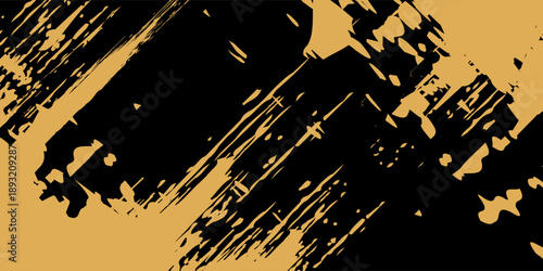 Abstract White and Gold Brush Texture Background with Halftone Effect. vector, design, modern art