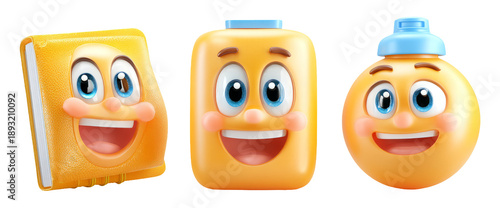 Bright Cheerful Objects Expressing Clean Energy and Joyful Vibes