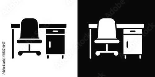 Representation Icon White And Black Background Style