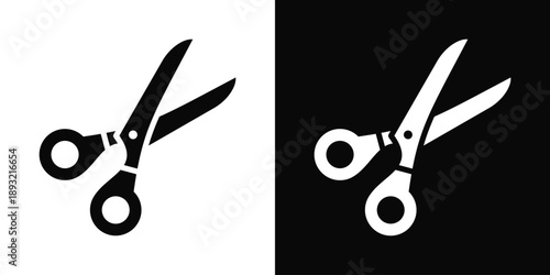 Document Review Icon White And Black Background Style