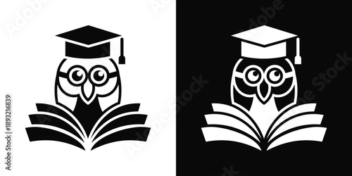 Testament Icon White And Black Background Style