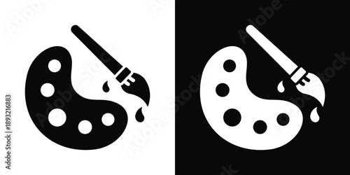 Power Of Attorney  Icon White And Black Background Style