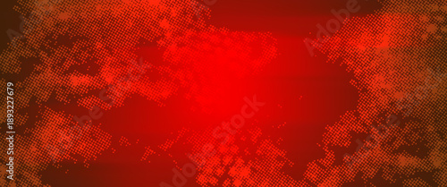 Red gradient with halftone abstract background for backdrop or presentation. Vector Illustration. abstract dot background.