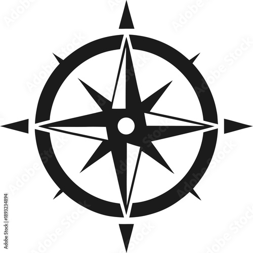compass icon vecor