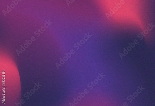 Flowing Neon Light in Purple Abstract Background