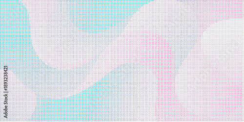 Digital wave pattern with pastel blue and pink hues 