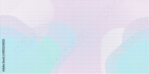 Pixel art halftone mountain landscape with pastel colors 