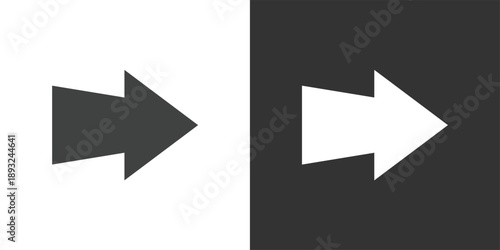 Free Download Wide Right Arrow icon set. Solid glyph series icons - GFXLoad